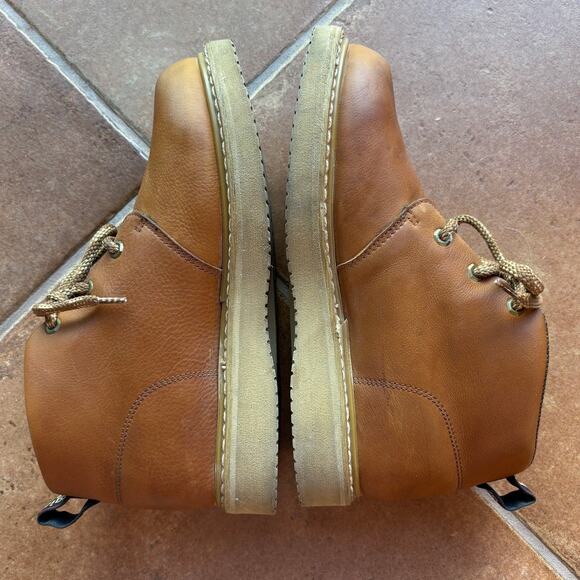 Georgia Boot Company Mens Rugged Brown Chukka Wedge Work Boots size 9.5 - Picture 11 of 15